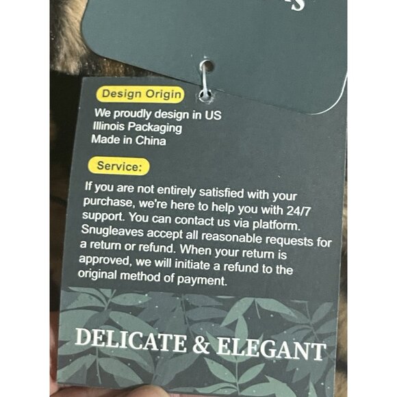 Snug Leaves Women's Fuzzy Scuff Slippers Soft Comfy Memory Foam Non-slip 9-10 - Picture 9 of 16